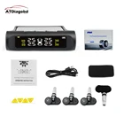 Система контроля давления в шинах Visture, датчик температуры с 4 внутренними и внешними датчиками, на солнечной батарее