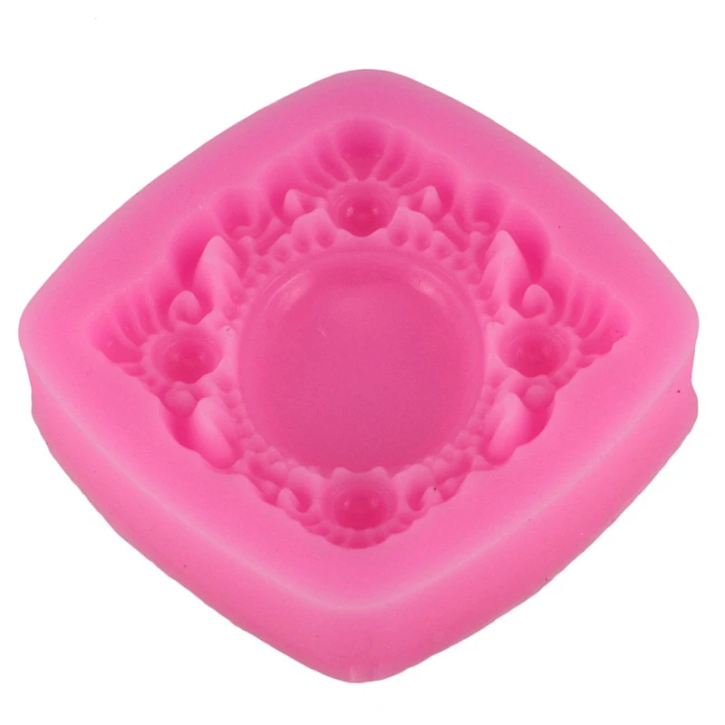 Gumapste 3D ювелирные изделия шоколадные силиконовые формы драгоценный кулон помадка