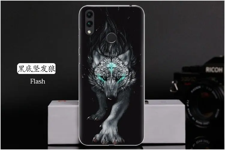 Чехол huawei Honor 8C. Ультратонкий Мягкий силиконовый чехол из ТПУ с рисунком для 8C coque