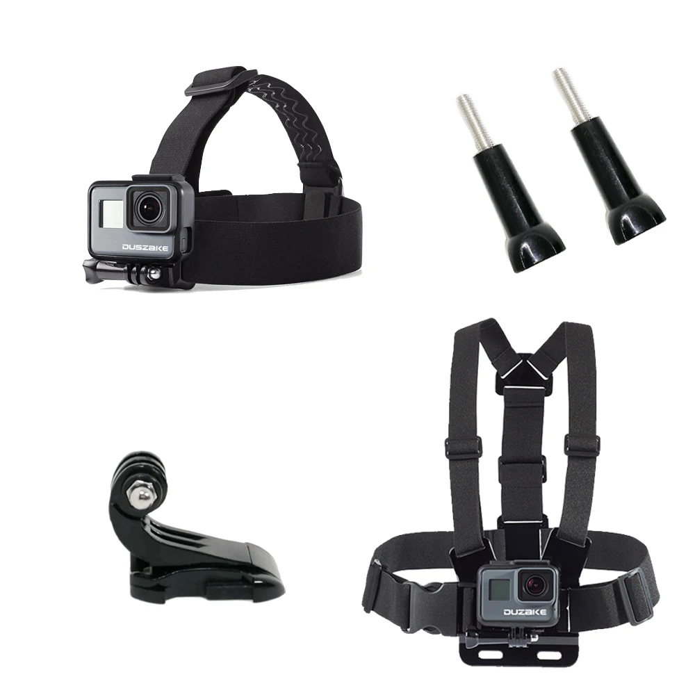 Комплект аксессуаров для Gopro Hero 5 нагрудный ремень крепление на голову экшн