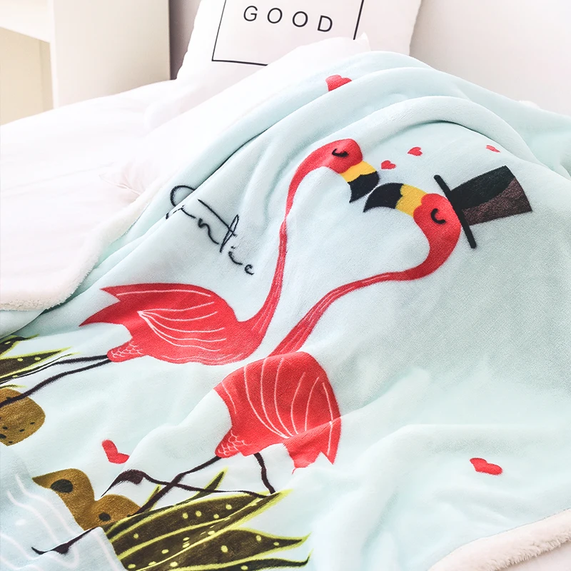 Beroyal New 2019 Kids Blanket - 1PC Fleece Super Soft Cartoon Throw Children Bedding Set Baby Swaddle 100x140cm | Дом и сад