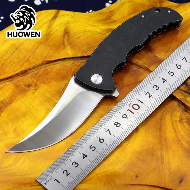 Открытый karambit D2 стальной тактический складной нож из нержавеющей стали ручка для