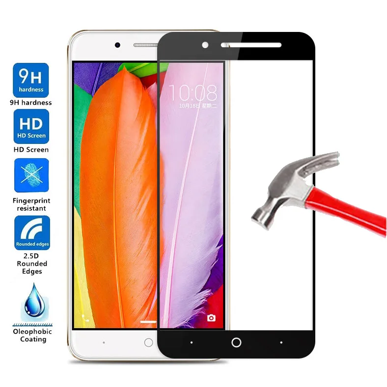 

Full Cover 9H Protective film Explosion-proof Screen Protector For ZTE A610 Plus Tempered Glass For ZTE Blade A610 Plus