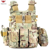 yakeda multicam camouflage molle nylon modular vest tactical vests outdoor hunting 6094 vests military men clothes army vest