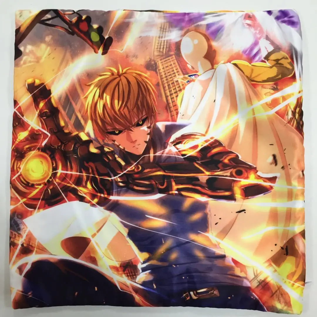 Новый One Punch Man аниме Двусторонняя Подушка Чехол s обнимая для подушки косплей