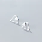 MloveAcc, романтичный треугольник из стерлингового серебра 925 пробы, минималистичный, для женщин, ювелирные аксессуары, модные