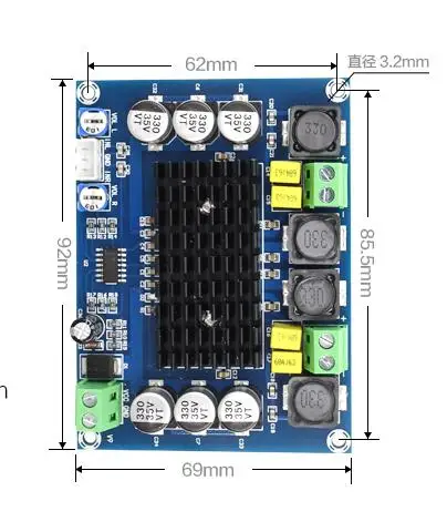 TPA3116 Dual-channel Stereo High Power Digital Audio Amplifier Board TPA3116D2 Amplifiers 2*120W Amplificador DIY | Электроника