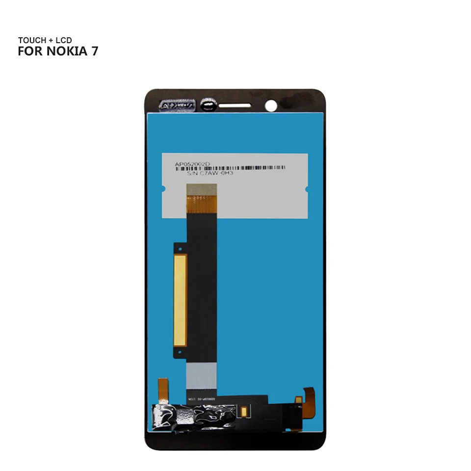 Бесплатная доставка для Nokia 7 сенсорный экран стеклянная панель дигитайзер