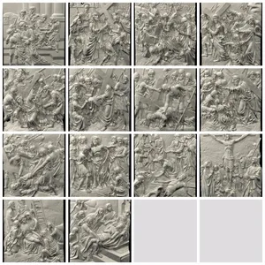 14 шт. религиозные STL файлы для ЧПУ 3d модели гравировка резьба