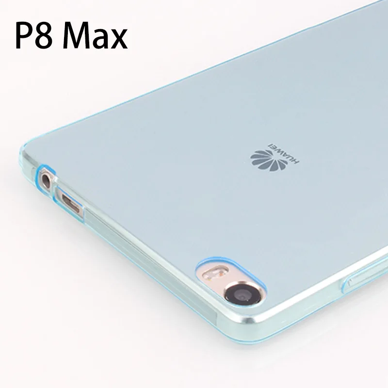 Чехол для Huawei P8 MAX прозрачный тонкий мягкий силиконовый чехол 6 8 дюйма
