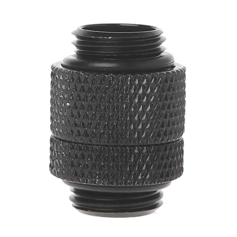 Латунь G1/4 Двойная внешняя резьба 360 градусов роторная трубка соединитель ПК
