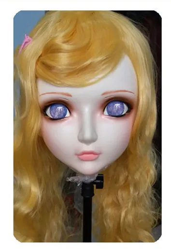 

(GL028) для женщин/девушек Милая резиновая полуголова кигуруми шарнирная маска косплей японский аниме Реалистичная маска Лолиты для переодев...