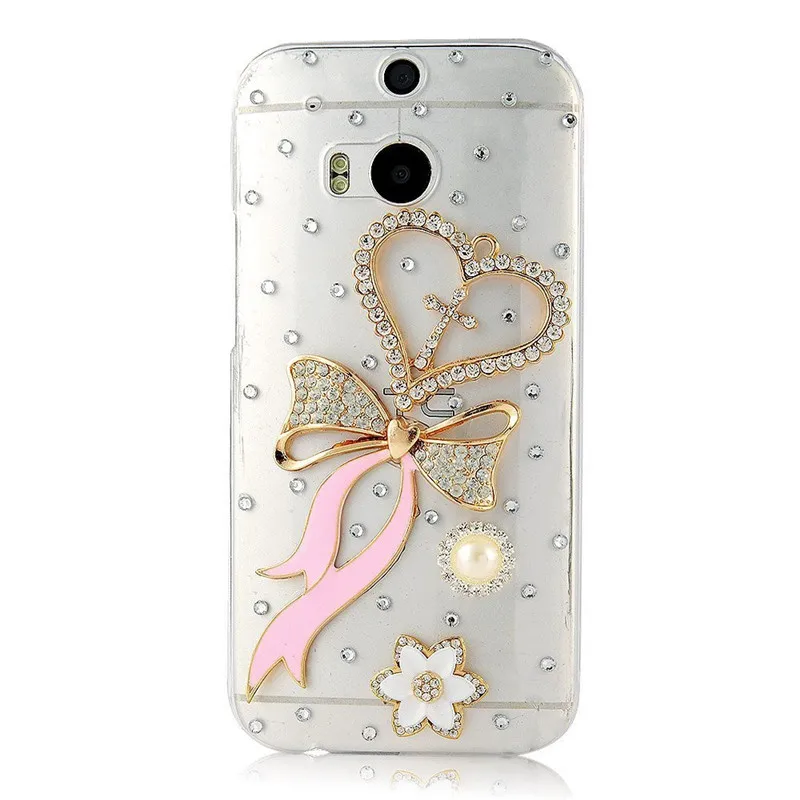 Роскошный 3D чехол Udapakoo для HTC One Mini/ 530 630 /825/830/One M10/One M8/ X10 стразы со стразами Модный
