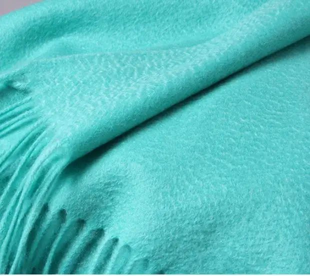 Turquoise Козья шерсть, кашемир, волнистая вода, тканые шарфы из толстой пряжи, шаль из пашмины для мужчин и женщин, 22 цвета, 70x200 см, розничная - Цвет: Turquoise