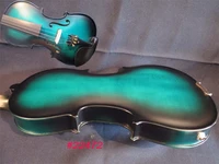 blue black color full size electric violin acoustic violin good sound 22472