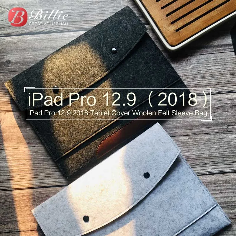 Шерстяной фетровый чехол для планшета нового Apple iPad Pro 12 9 дюйма 2018 дюймов сумка