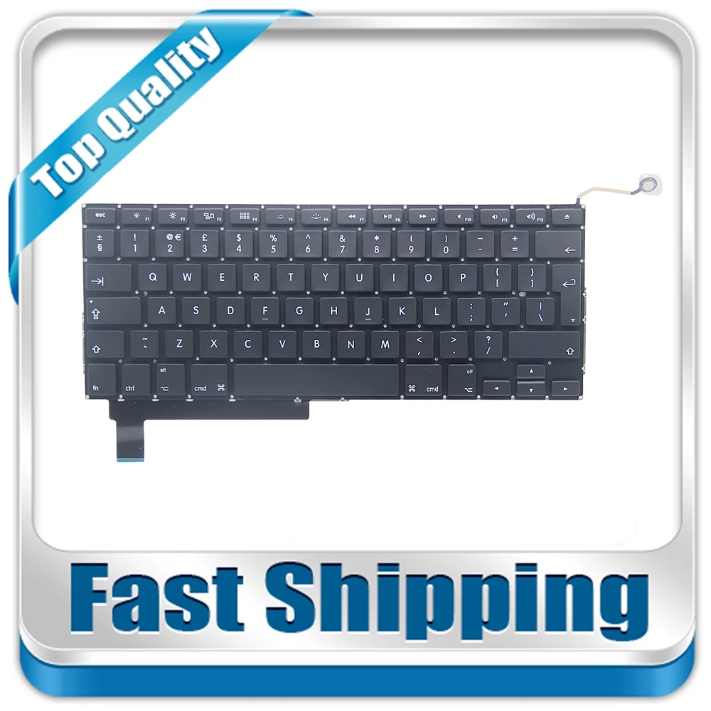 Новая клавиатура A1286 UK подходит к MacBook Pro 15 дюймов Unibody английская MB985 MB986 MC371 MC372 2009