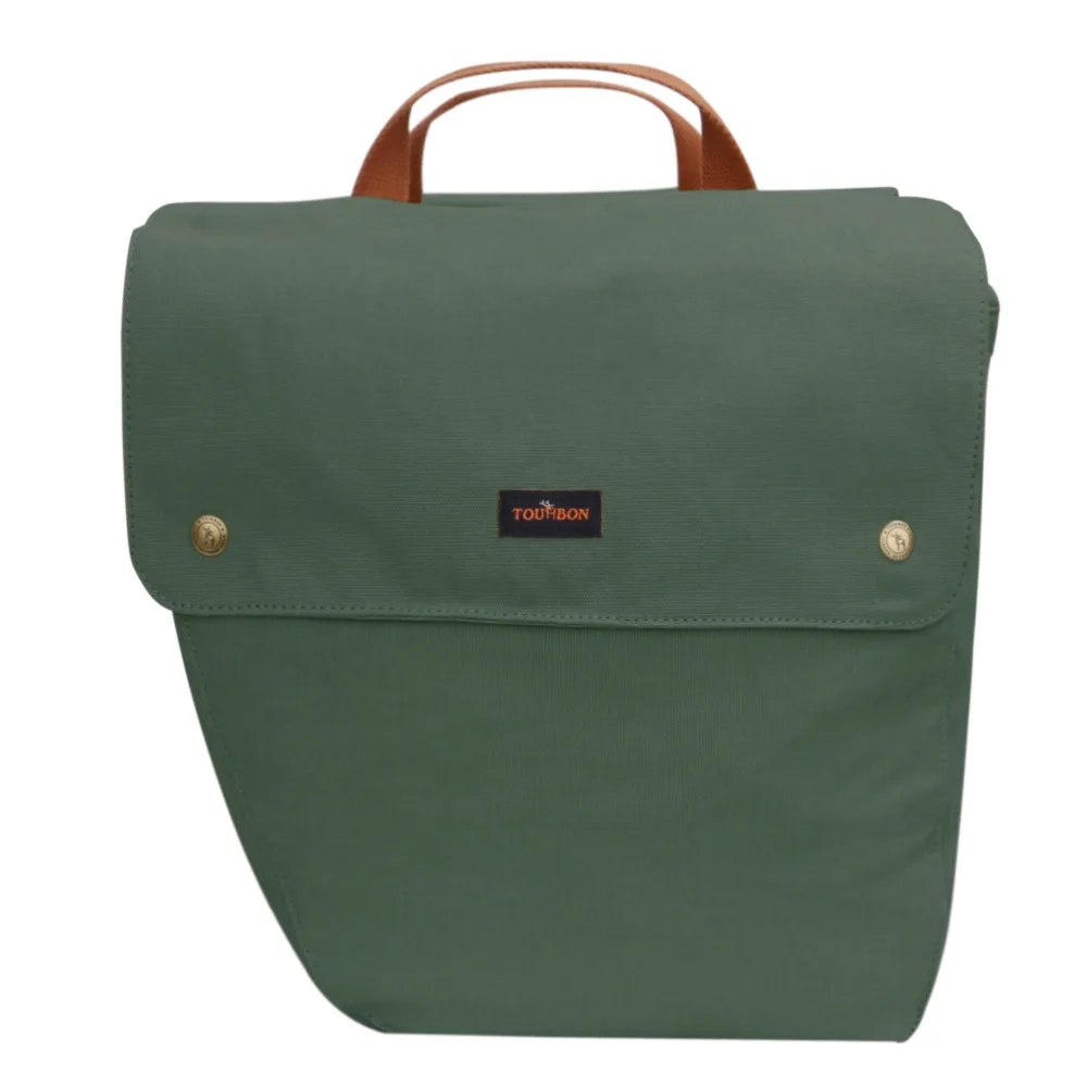 Tourbon винтажное Велосипедное заднее сиденье Pannier велосипедная задняя стойка багажник для велосипеда багаж две сумки для хранения 23л водоотталкивающий воск холст