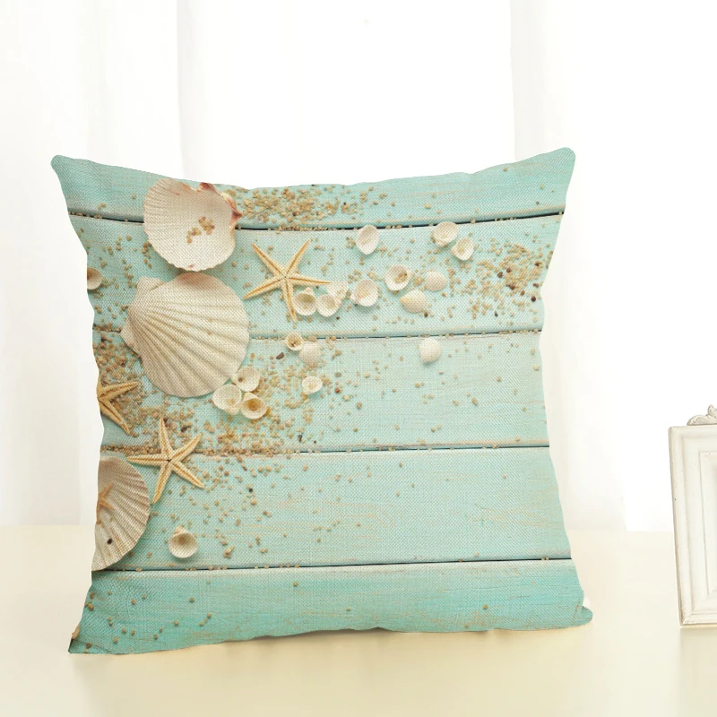Фото New Arrival Cotton Linen Cushion Cover Mediterranean Style Ocean Printing Throw Pillow Dog Chair Square Cojines Дом и сад New Arrival Cotton Linen Cushion Cover Mediterranean Style Ocean Printing Throw Pillow Dog Chair Square Cojines Дом и сад