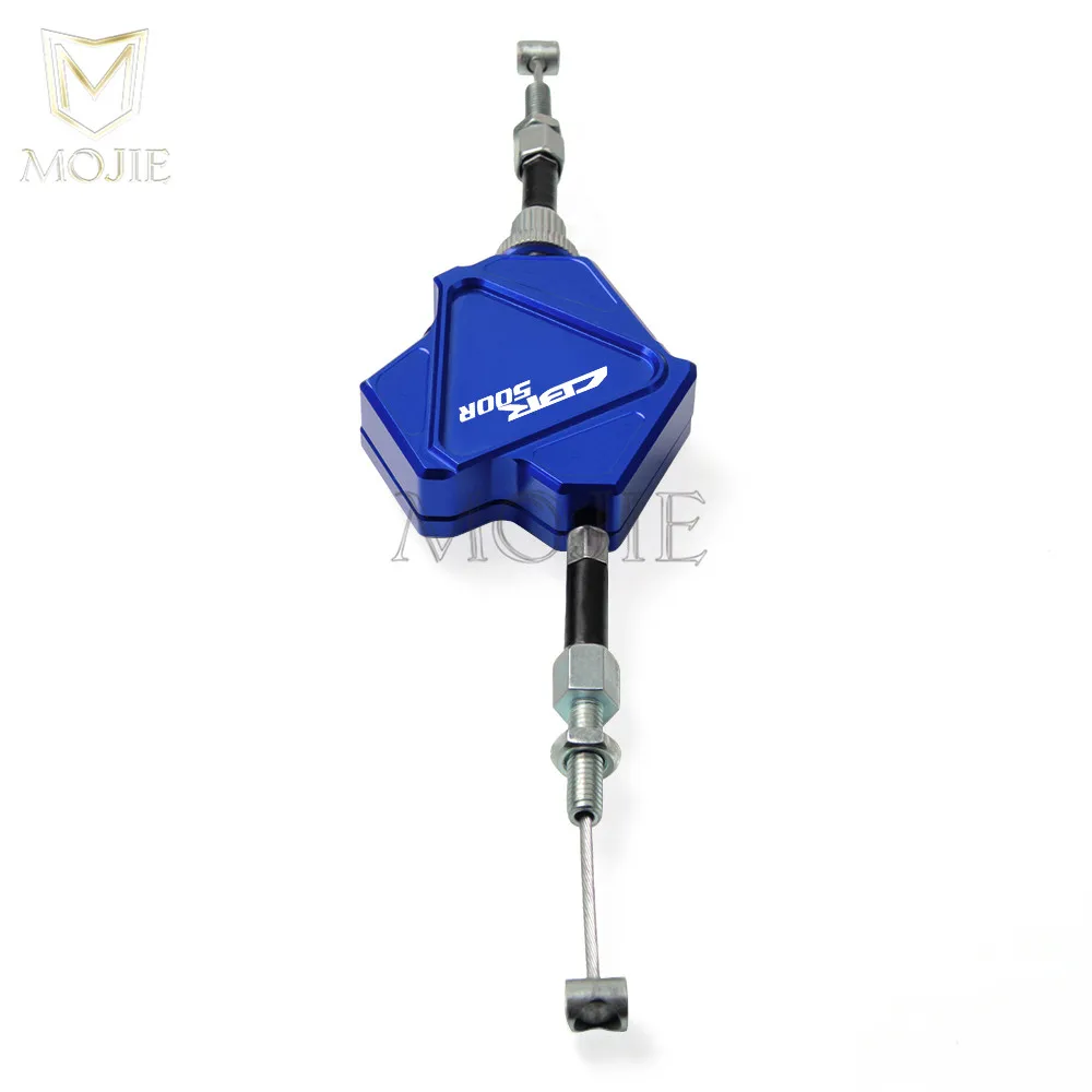 Blue Мотоцикл трюк рычаг сцепления легко тяните кабель системы для Honda CBR500R/CB500F/X CBR500R CB500F CB500X CBR CB 500 R F X 2013 - Цвет: Blue