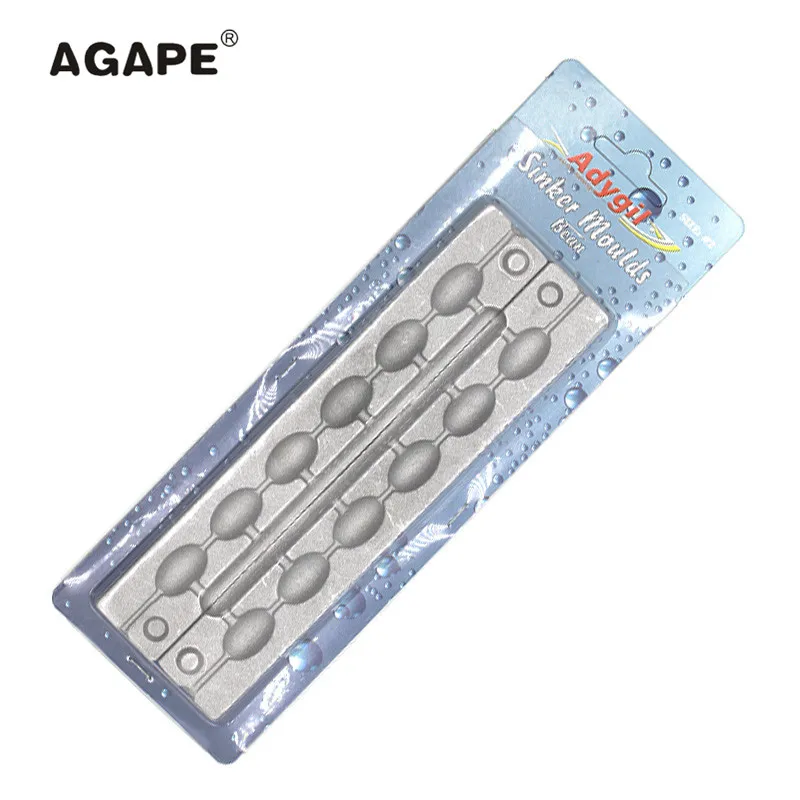 Грузила для рыбалки Agape сделай сам пресс-форма ADBESM/#2 грузила 14 г 6 полостей | Спорт
