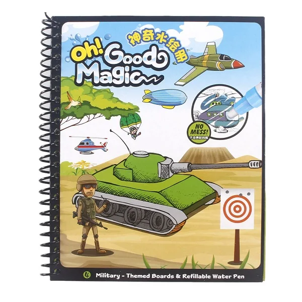 08 Магия воды Рисунок раскраска Doodle Magic Pen Картина доска для рисования книжка-раскраска для малышей развивающие игрушки подарок - Цвет: 08