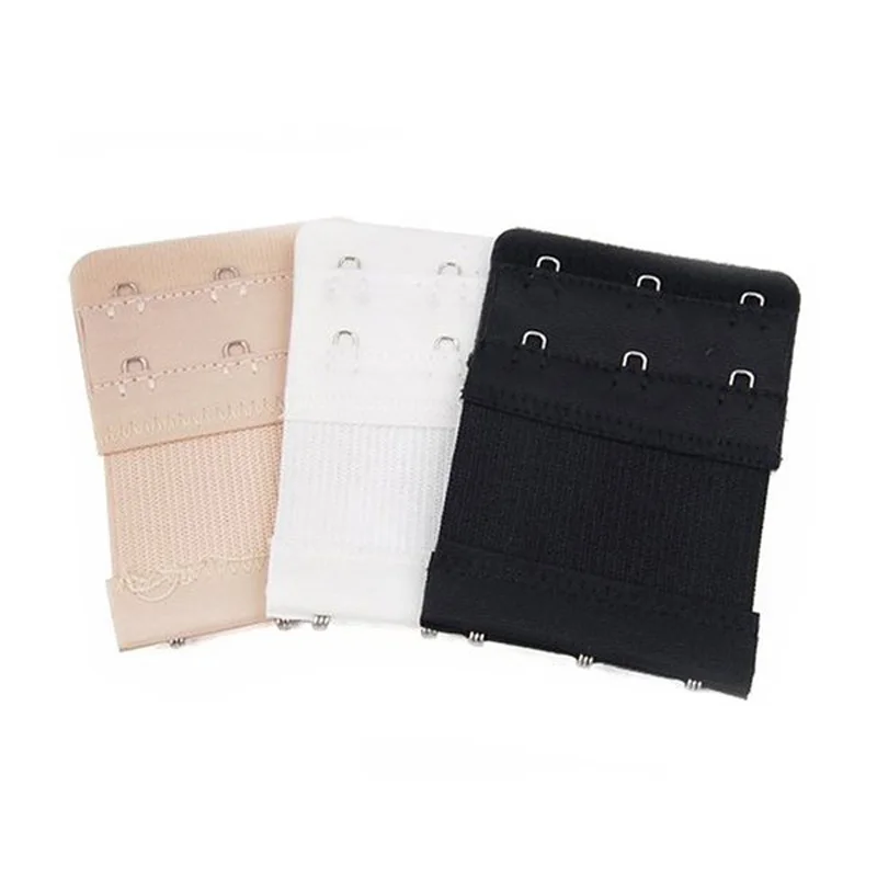 3 шт. женский 2 ряда крючка нижнее белье бюстгальтер на лямках расширитель мягкая