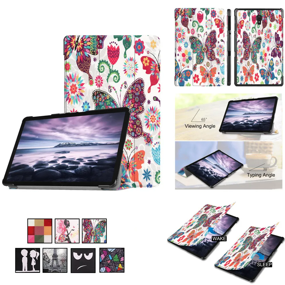 Высокое качество Tri-fold Кожа PU Смарт чехол для samsung Galaxy Tab A2 10,5 дюймов T595 l0808#3