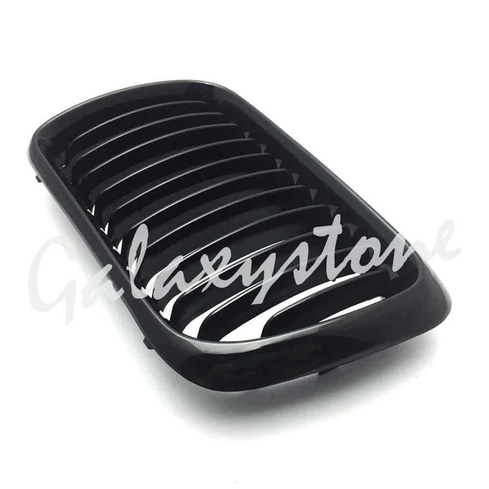 Левая и правая сторона пара глянцевый черный передний капот почек решетка гриль