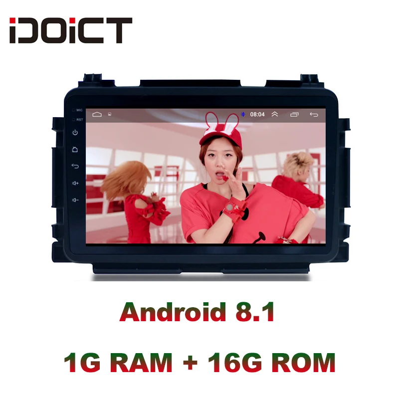 IDOICT Android 8,1 автомобильный dvd-плеер gps навигация Мультимедиа для Honda HR-V VEZEL радио wifi