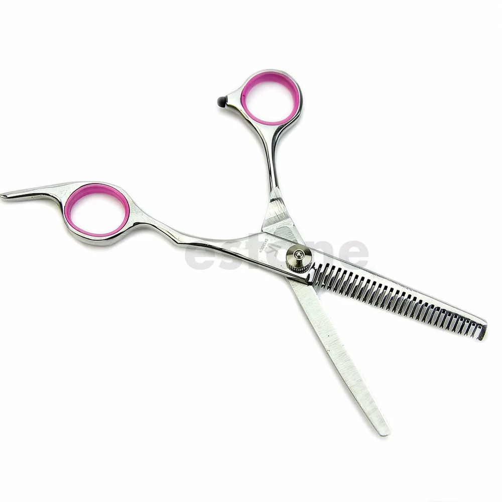 pink Thinning Scisso Профессиональный парикмахерский салон, филировочные ножницы для стрижки волос, парикмахерские ножницы, распродажа - Цвет: pink Thinning Scisso