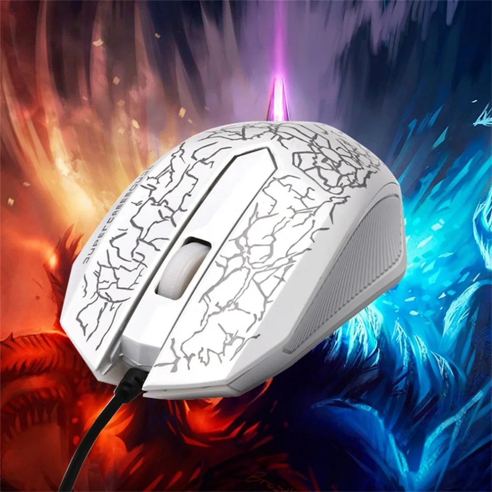 3200DPI светодиодный оптический 3 кнопки 3D USB Проводная игровая мышь Pro Gamer