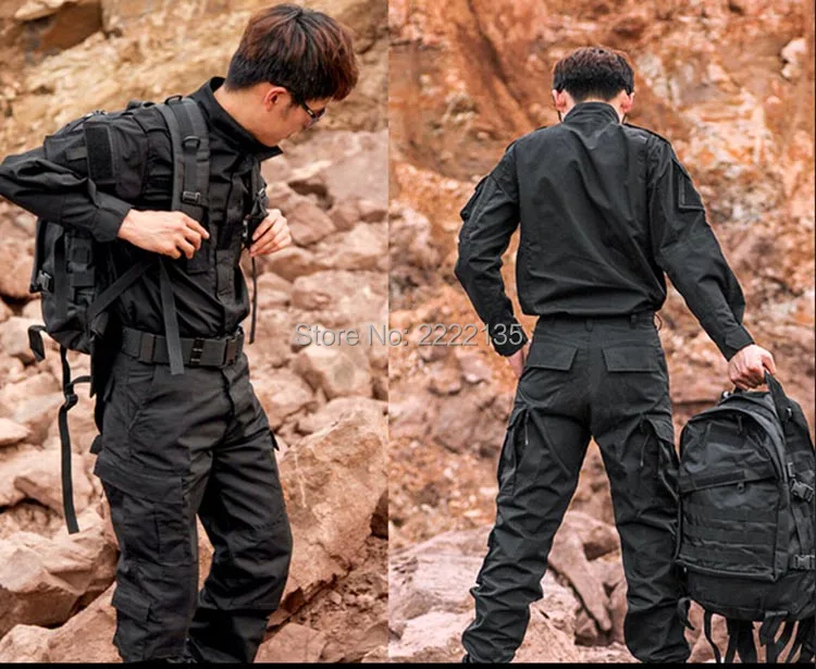 

US Army Tactical Military Camouflage Combat Uniform Airsoft Camo BDU Men Clothing Set Outdoor Hunting Suits Shirts + Pants Women