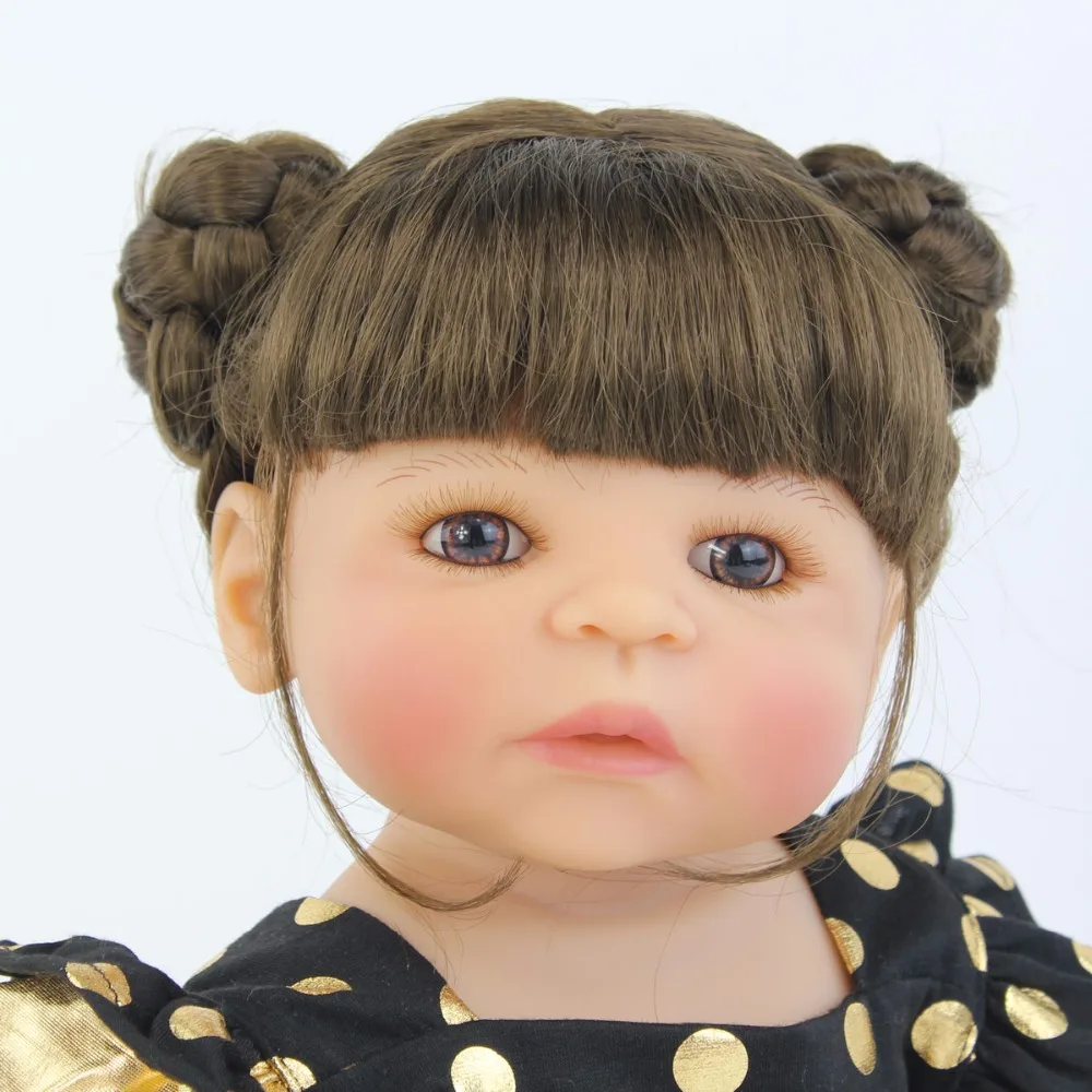 55 см оригинальный силиконовый винил reborn baby doll игрушка для девочки 22 дюйма