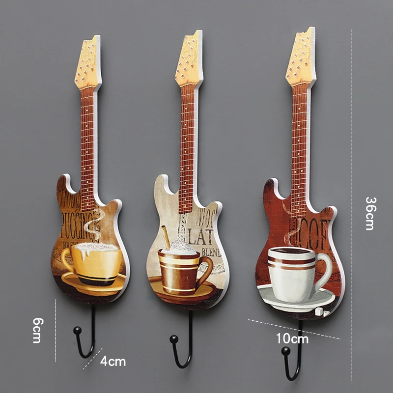 Креативный крючок для скрипки Настенный декор крюк двери стены гардеробная