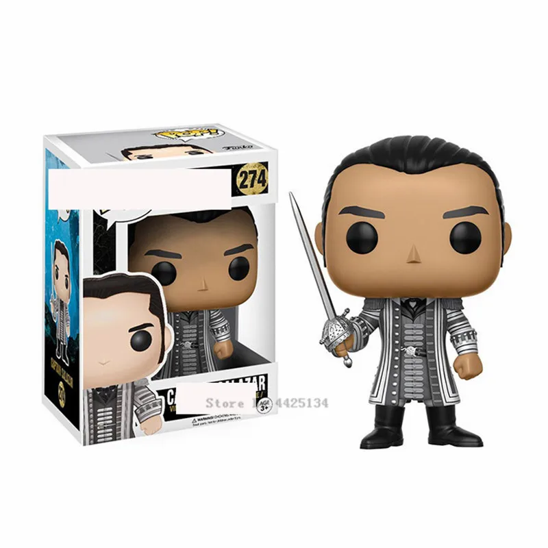 FUNKO POP Пираты Карибского моря Джек Спарроу капитан Салазар Elizabeth фигурка