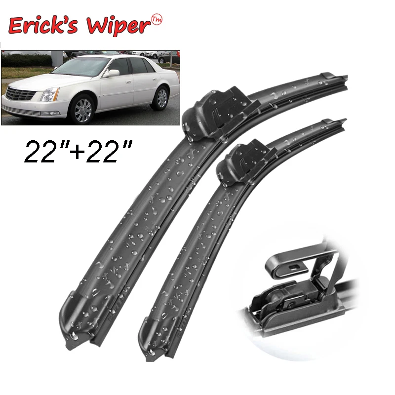

Erick's Wiper LHD Front Wiper Blades For Cadillac DTS 2005 - 2011 Windshield Windscreen Front Window 22"+22"