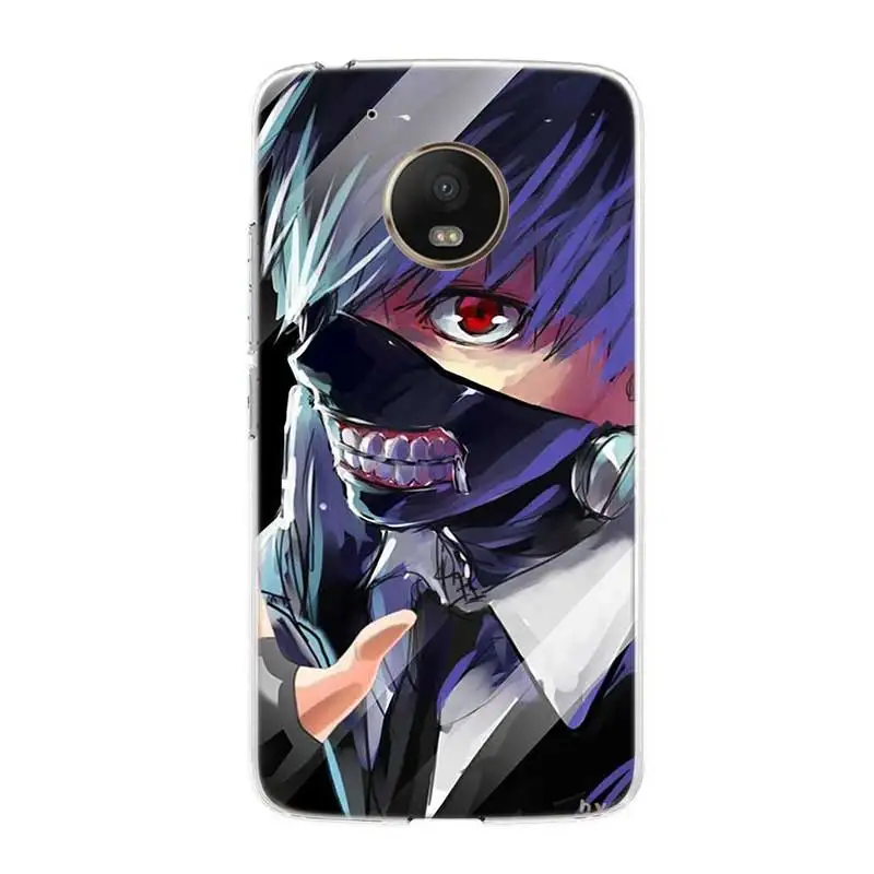 Силиконовый чехол-накладка с корпусом корпуса японского Аниме Tokyo Ghoul для Motorola MOTO