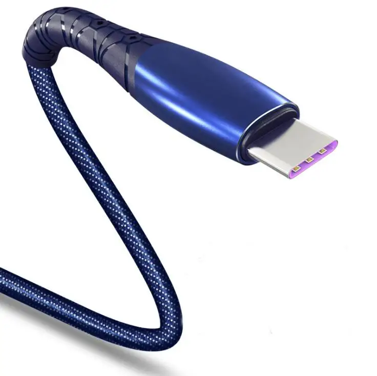 5А usb type C Быстрая зарядка usb c кабель type-c кабель для передачи данных зарядное устройство для телефона samsung S10 S9 Plus Note 9 8 huawei P30Pro Xiaomi 8 9 - Цвет: darkblue