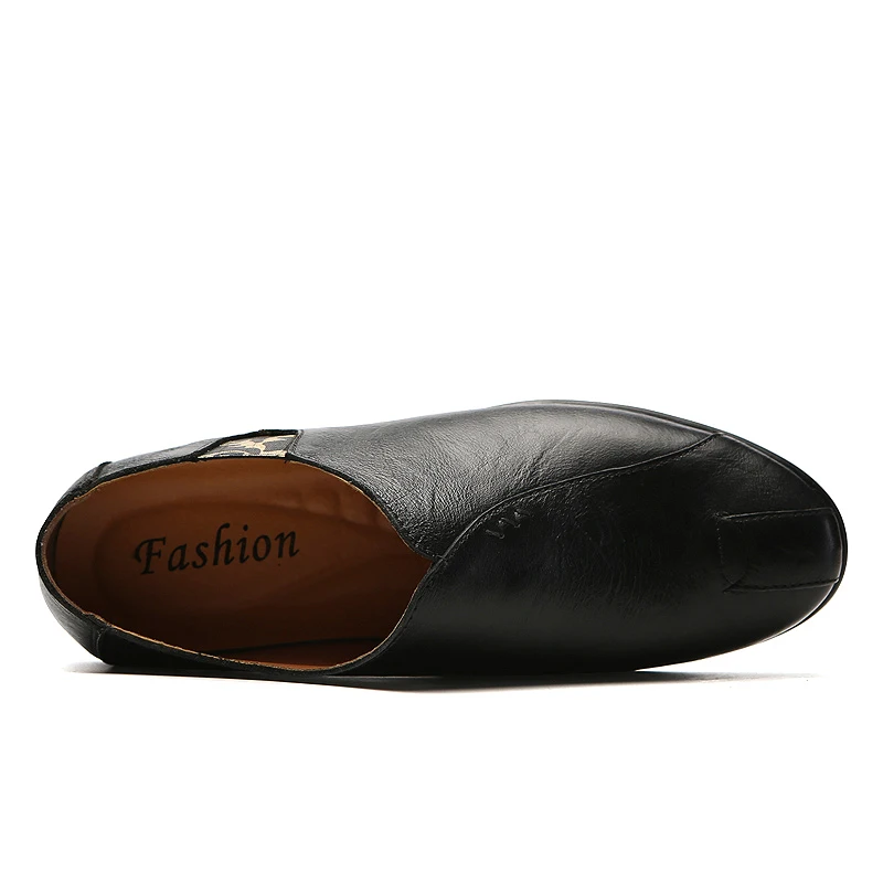

YEINSHAARS Man Casual Shoes Slip-on Shoes for Male Spring Autumn Man Loafers Cow Leather Handmade Flats Driving Shoes