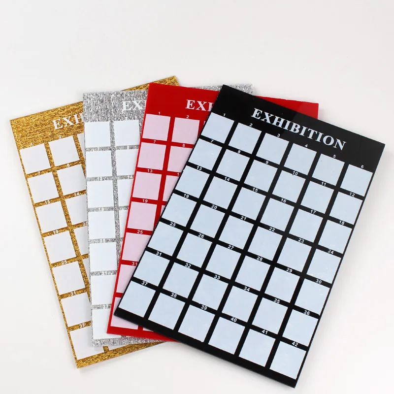 4 цвета 42 советы Гели для ногтей Польский Цвет карты акриловых дисплея стойки