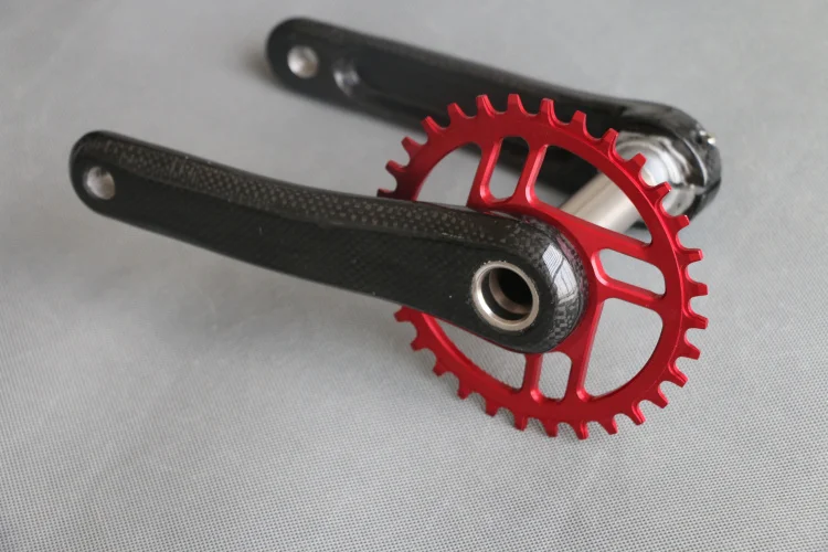 Супер легкий карбоновый Кривошип горного велосипеда 3 К 170 мм коленчатый вал