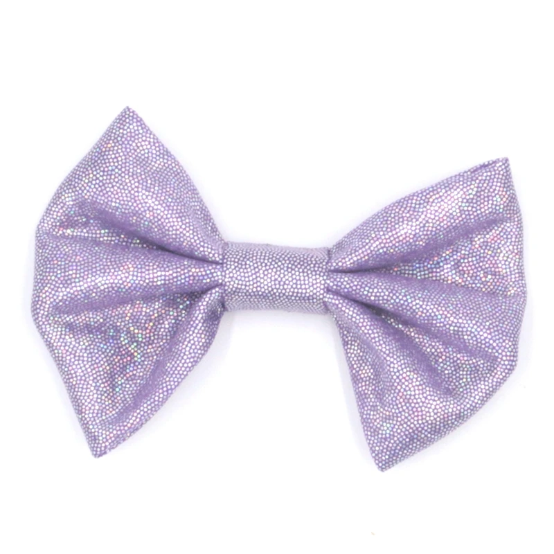 

10pcs/lot New Arrival 4'' Big Messy Metallic Bow With/Without Clip For Pretty Girl Headwear Hair Accessories, Hair Clips