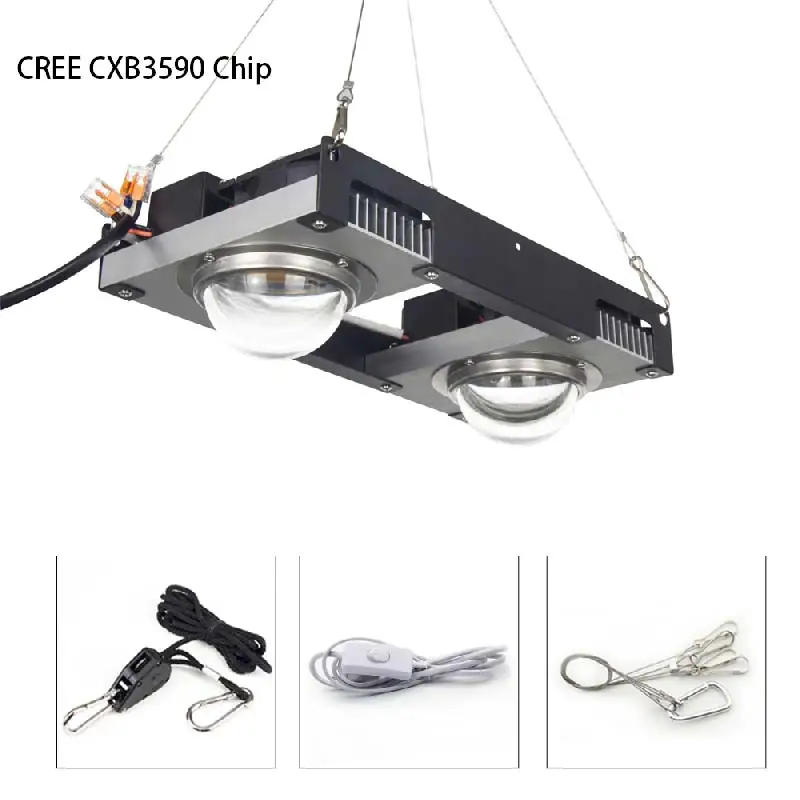 CF GROW CXB3590 LED Grow Light Full Spectrum 200W Citizen LED Plant Grow Lamp 3000K 3500K 5000K for Indoor Tent Hydroponic Plant - Испускаемый цвет: CXB3590-X2SE
