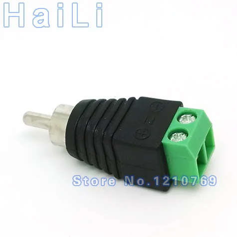 10 шт. CAT5 RCA мужской ТВ Видео балун Разъем для CCTV камеры Клеммная колодка в AV