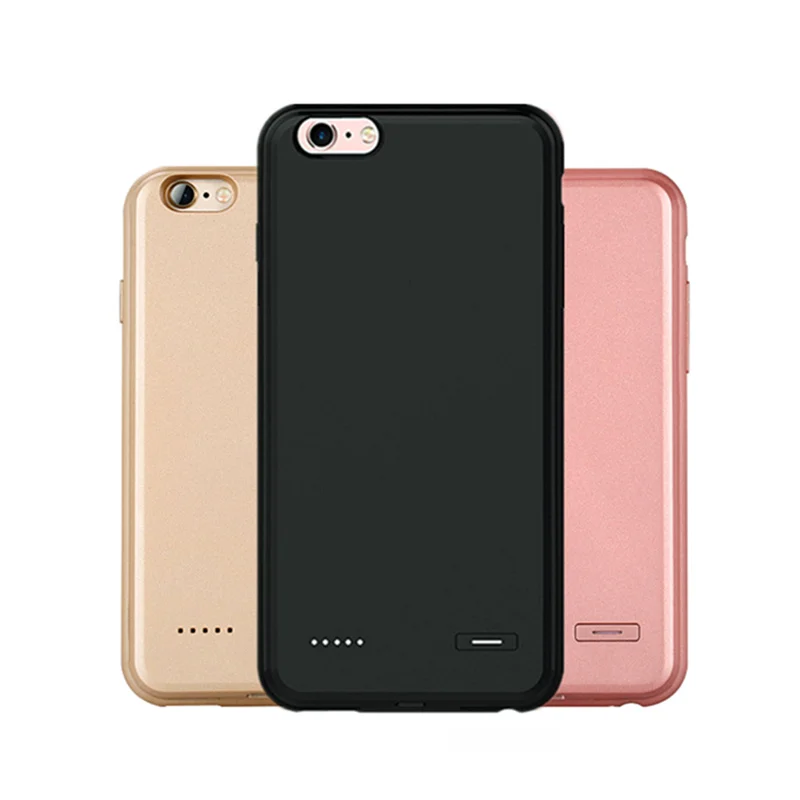 Тонкий ультра тонкий батарея чехол для iPhone 6 Plus 6S зарядное устройство запасные