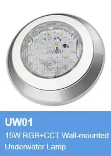 Mi light DC12-24V IP68 9W 15W 27W подводный светильник RGB + CCT PAR56 Светодиодный для бассейна 433MHz |