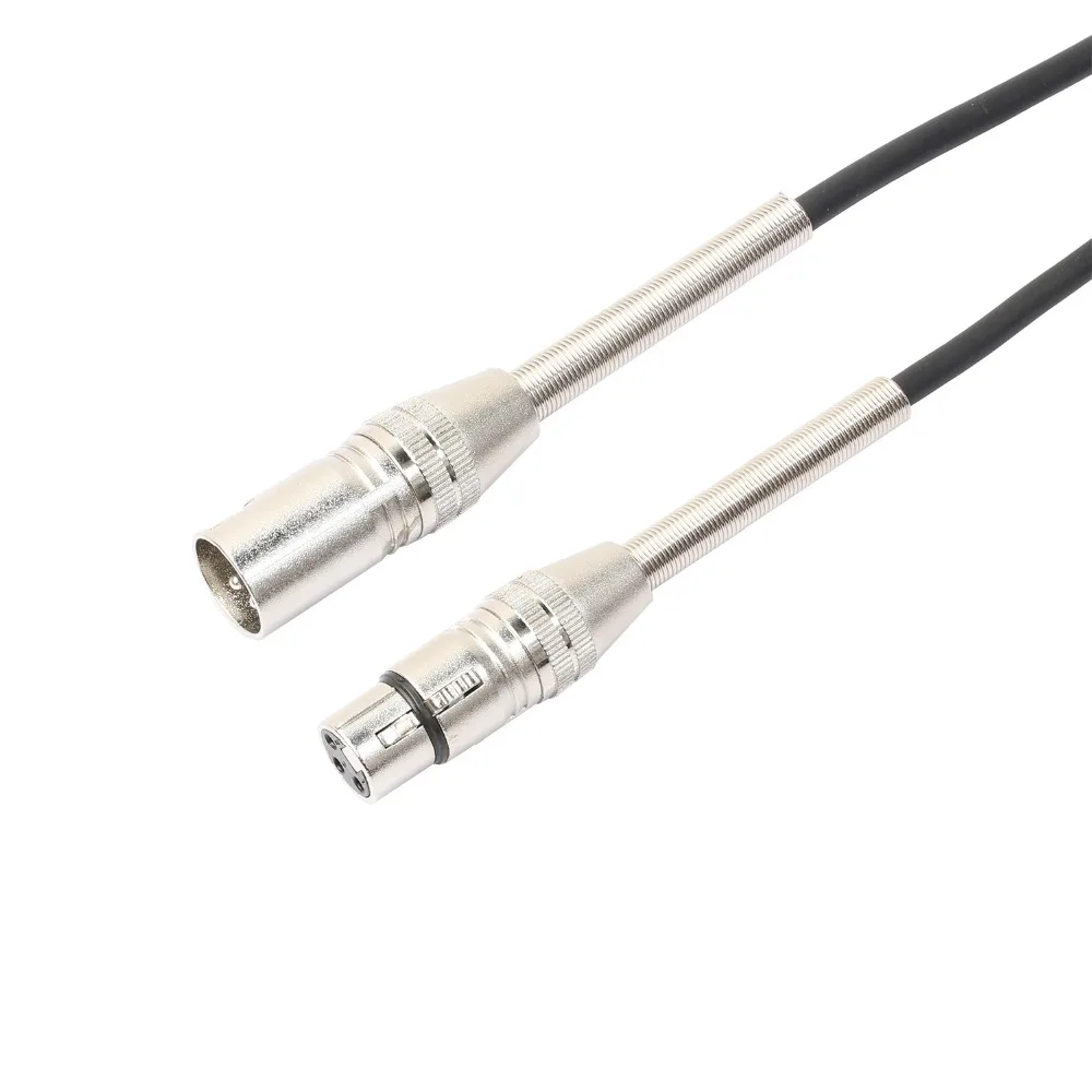 REXLIS XLR кабель мужчин и женщин M/F с весны защиты для микрофона усилитель Фольга +