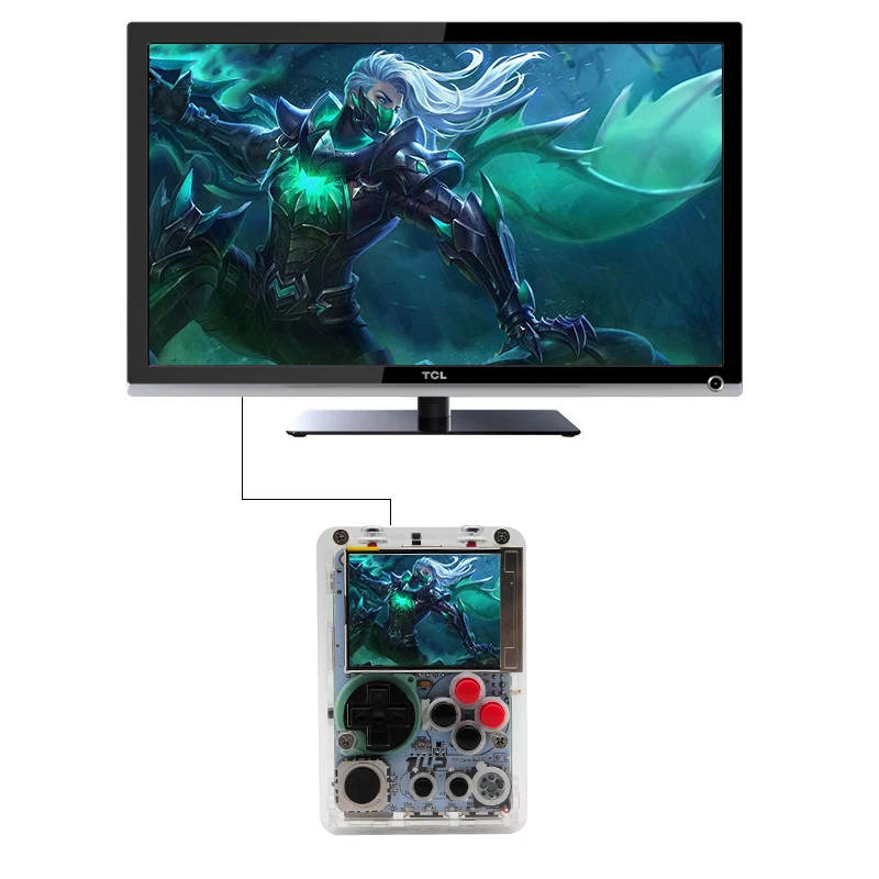 

2.2 Inch HD LCD Screen Retro Handheld Game Player Raspberry Pi 3B Mini Arcade Video Game Console Built-in Over 10000 Games