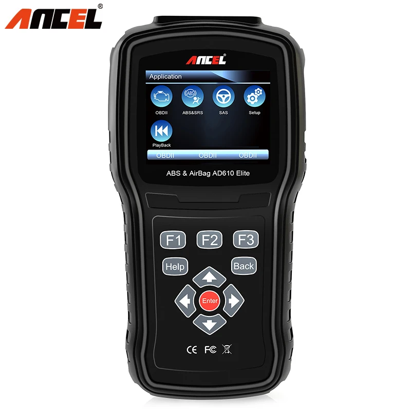 Считыватель кодов ANCEL AD610 Elite OBD2 инструмент для диагностики автомобиля ABS SAS SRS